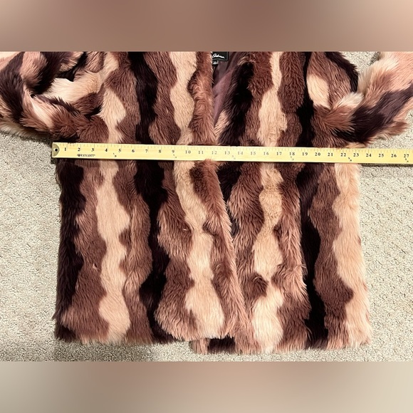 Sam Edelman Womens Faux Fur Long Sleeves Button Jacket  Size XL - Picture 8 of 11